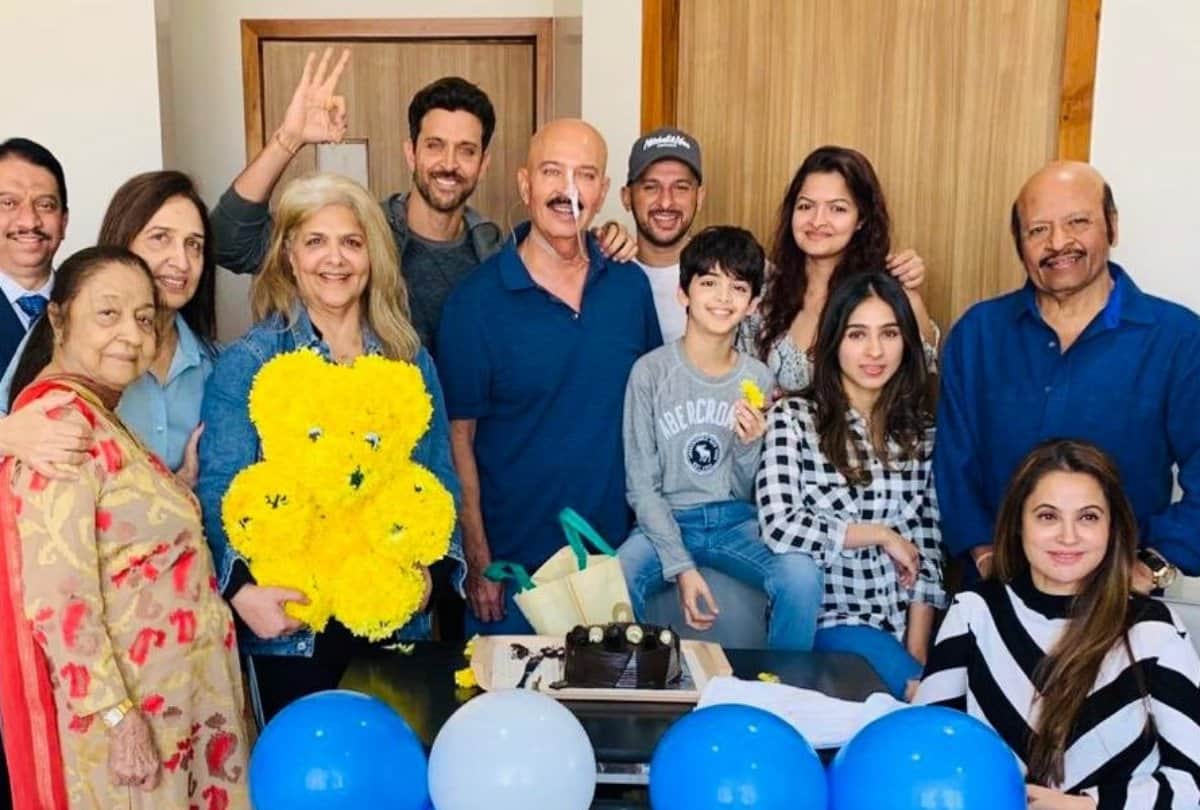 hrithik roshan share his father rakesh roshan first photo after surgery