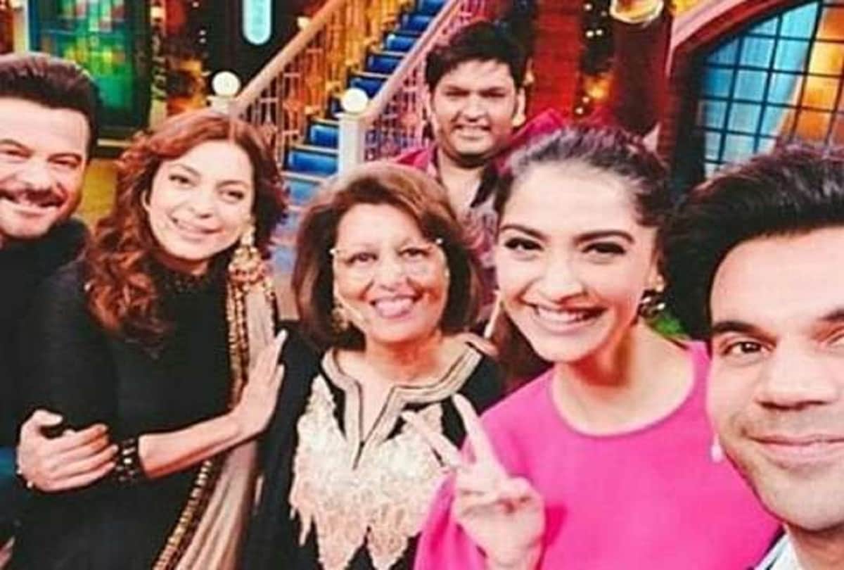 kapil sharma comedy show and sonam kapoor shares pictures of set
