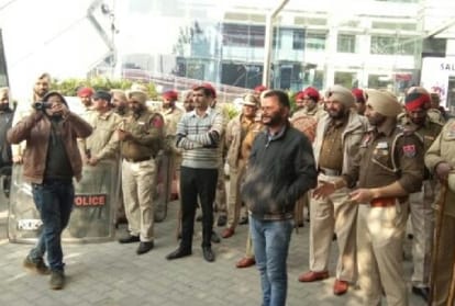 Youth Congress protest against 'Accidental Prime Minister' film in Punjab