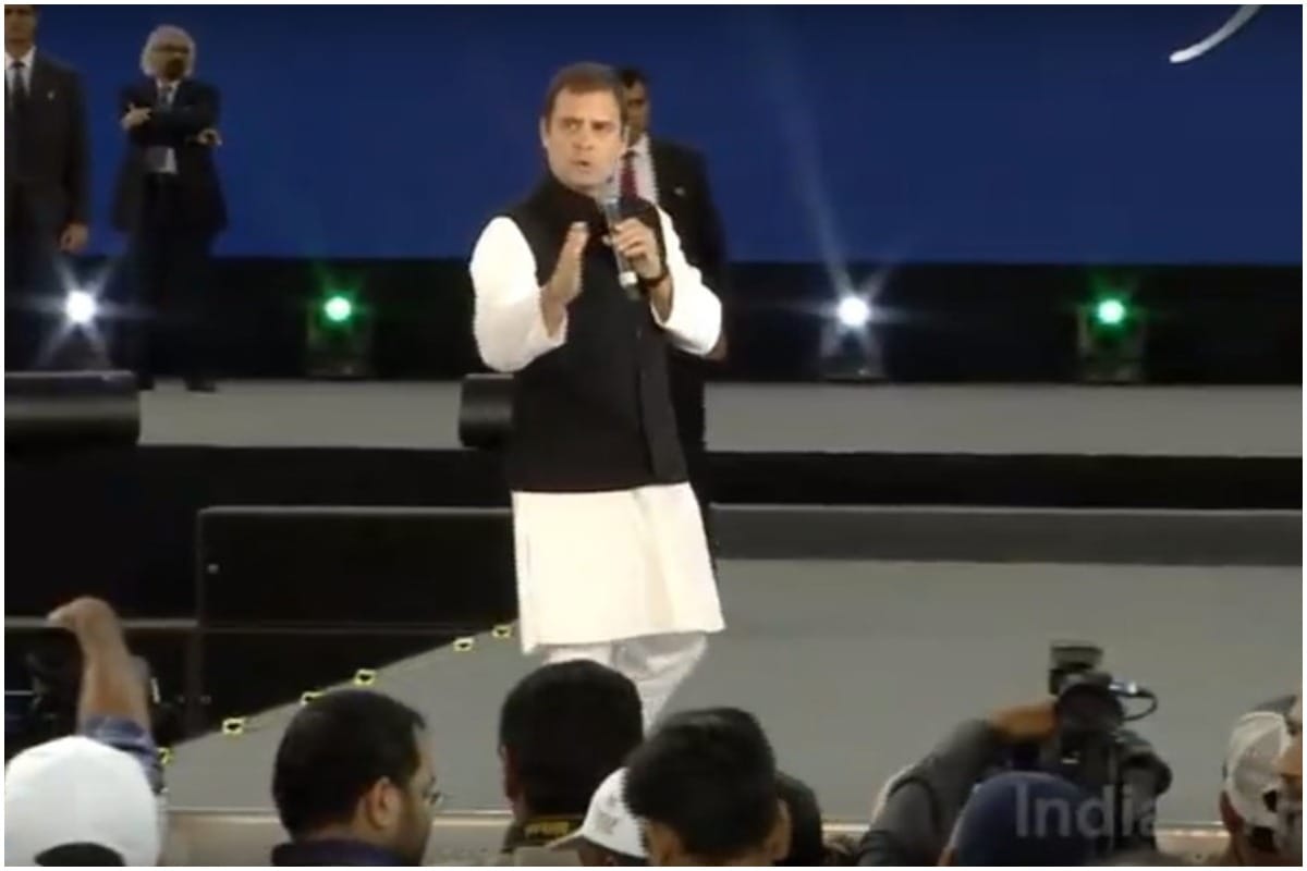 I'm sad to say that back home it is four and a half years of intolerance: Rahul gandhi