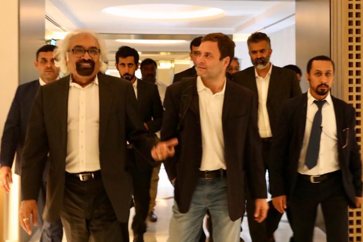 Congress President Rahul Gandhi departed for Dubai