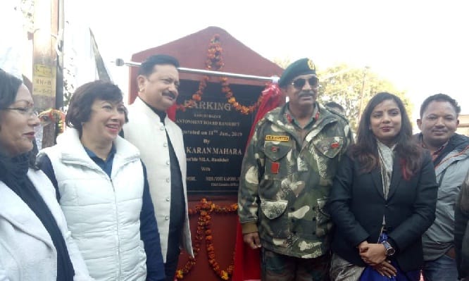 Vehicle parking space made up of 40 lakhs dedicated to people