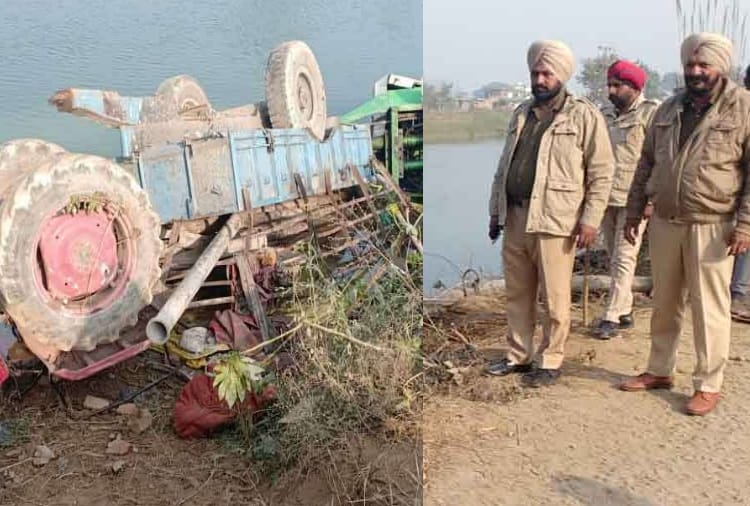 five people die after Tractor trolley falls into canal in Amritsar of Punjab