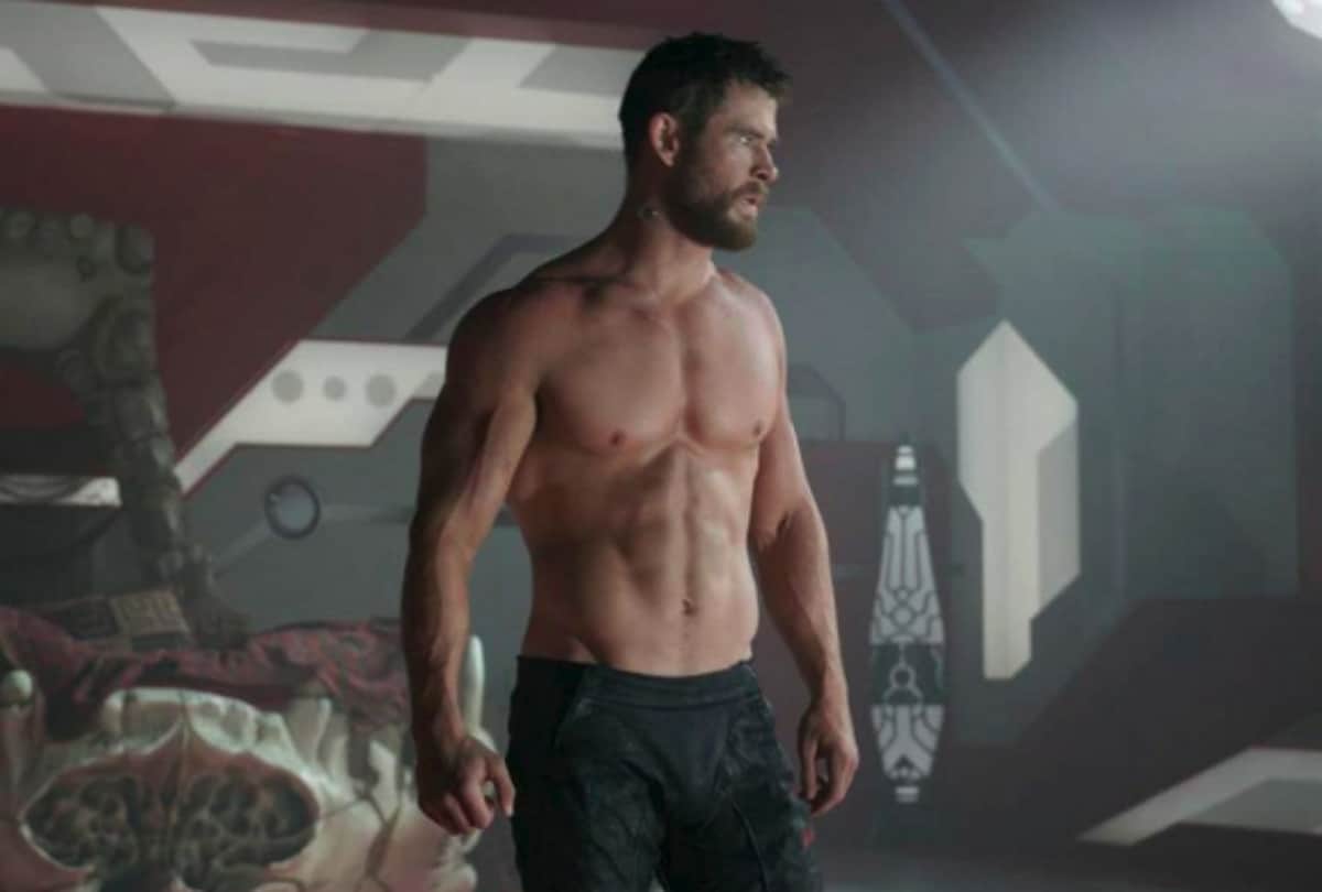 actor Chris Hemsworth workout video has been viral
