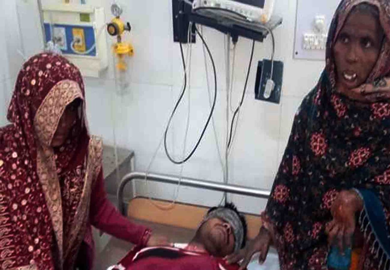 two young man brutally beaten man in kannauj