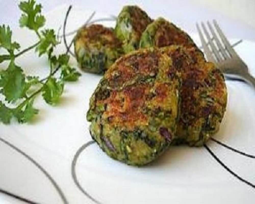 easy recipe to make spinach veg kabab