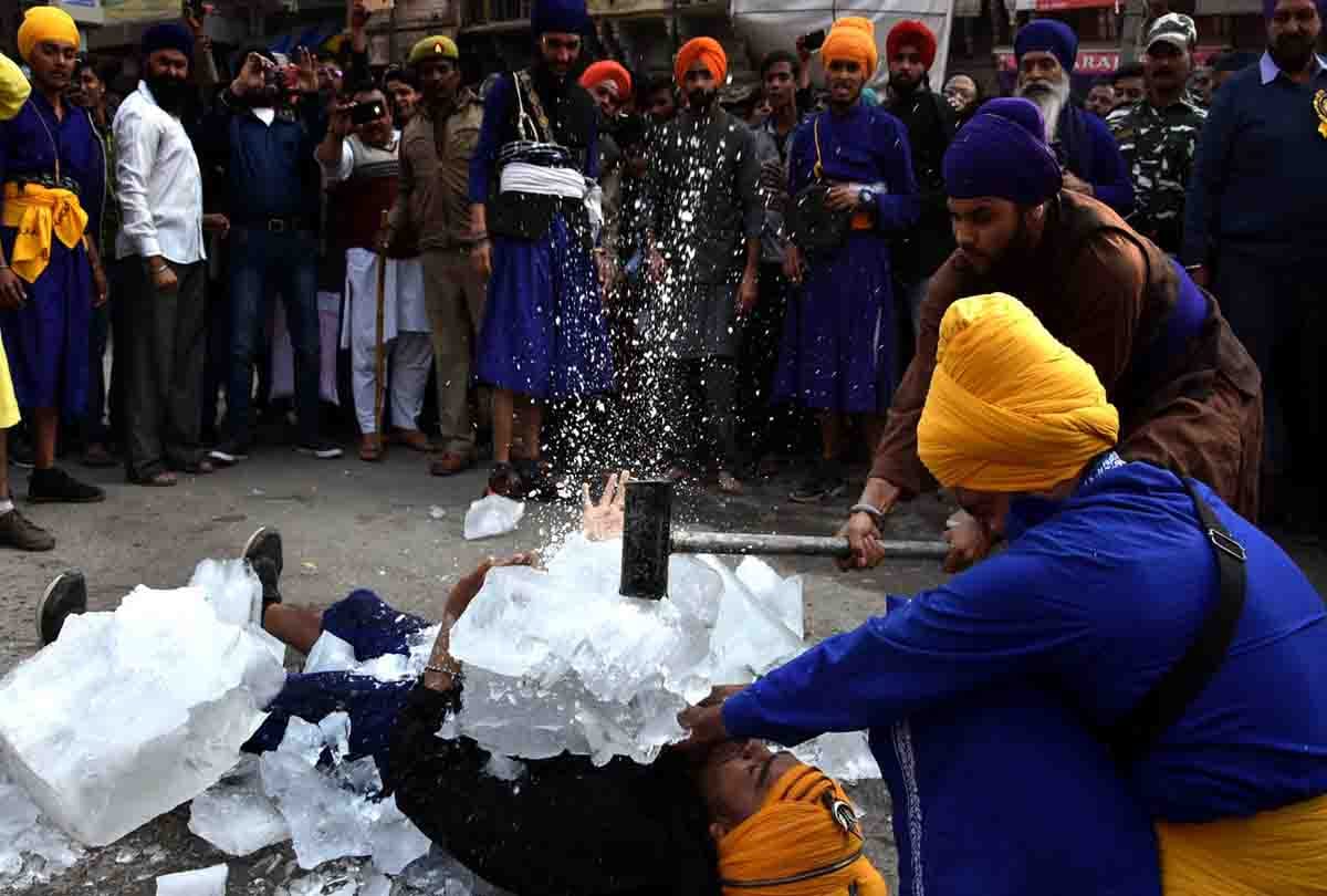 Three day festival of Gurugovind Singh ji prakashotsav celebration starts With Nagar kirtan