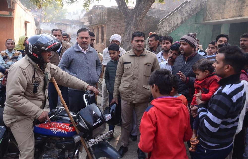 ancient religious sculptures broken in old hospice at roorkee