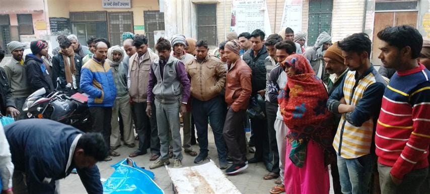 Bike collides with poles, driver dies, another injured injured