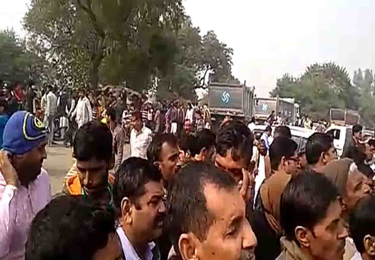 Road accident on Kanpur-Allahabad highway