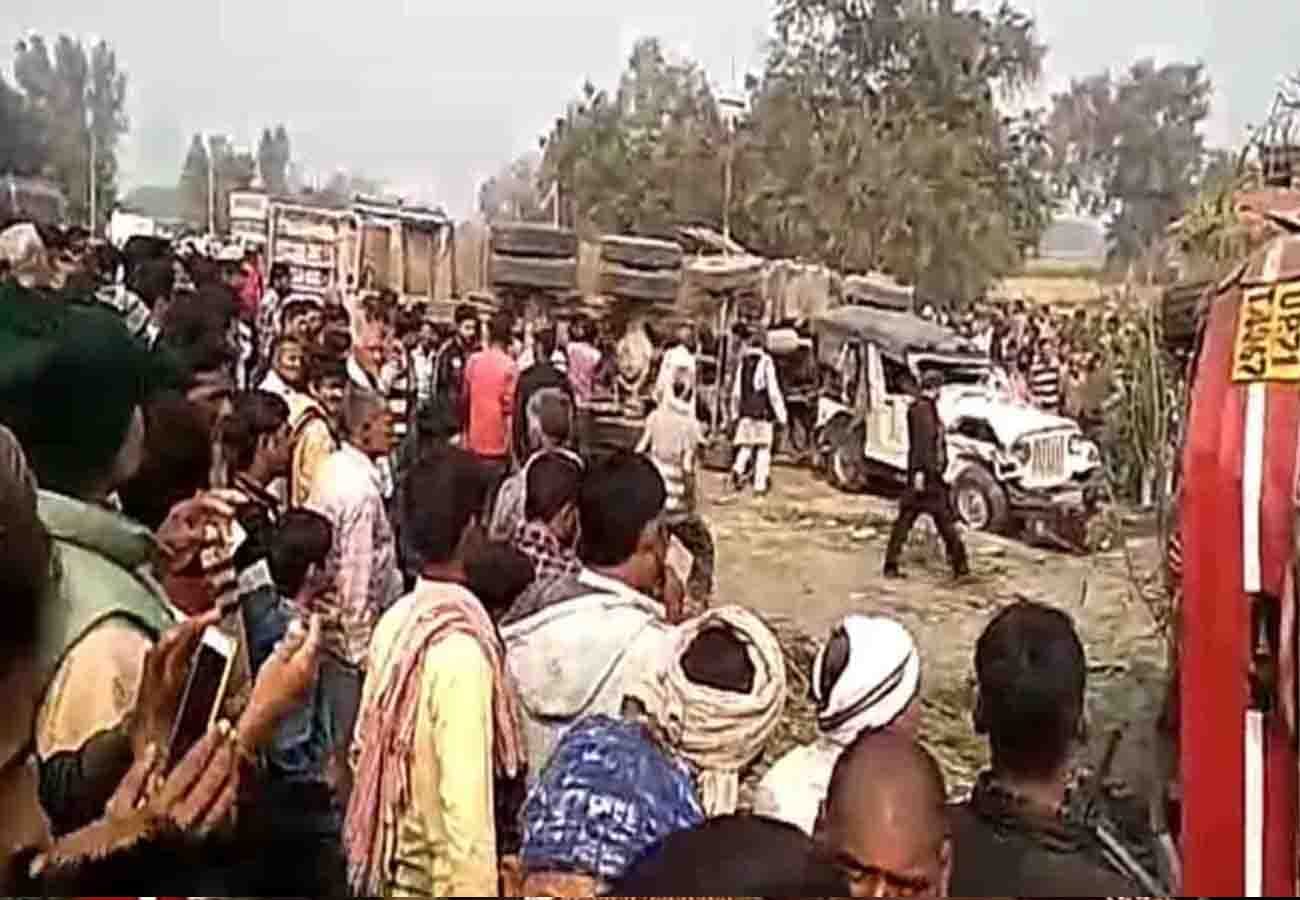 painful Road accident on Kanpur-Allahabad highway