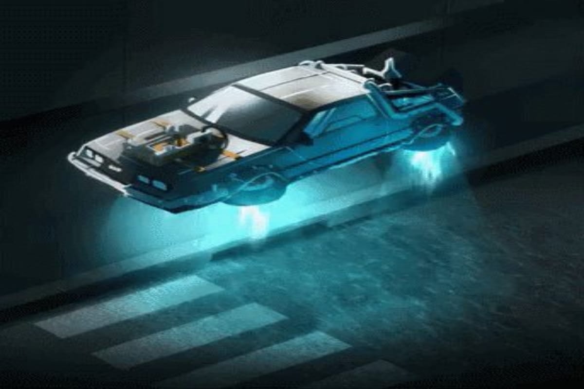 Here is the car which can fly too,elon musk shared a gif image