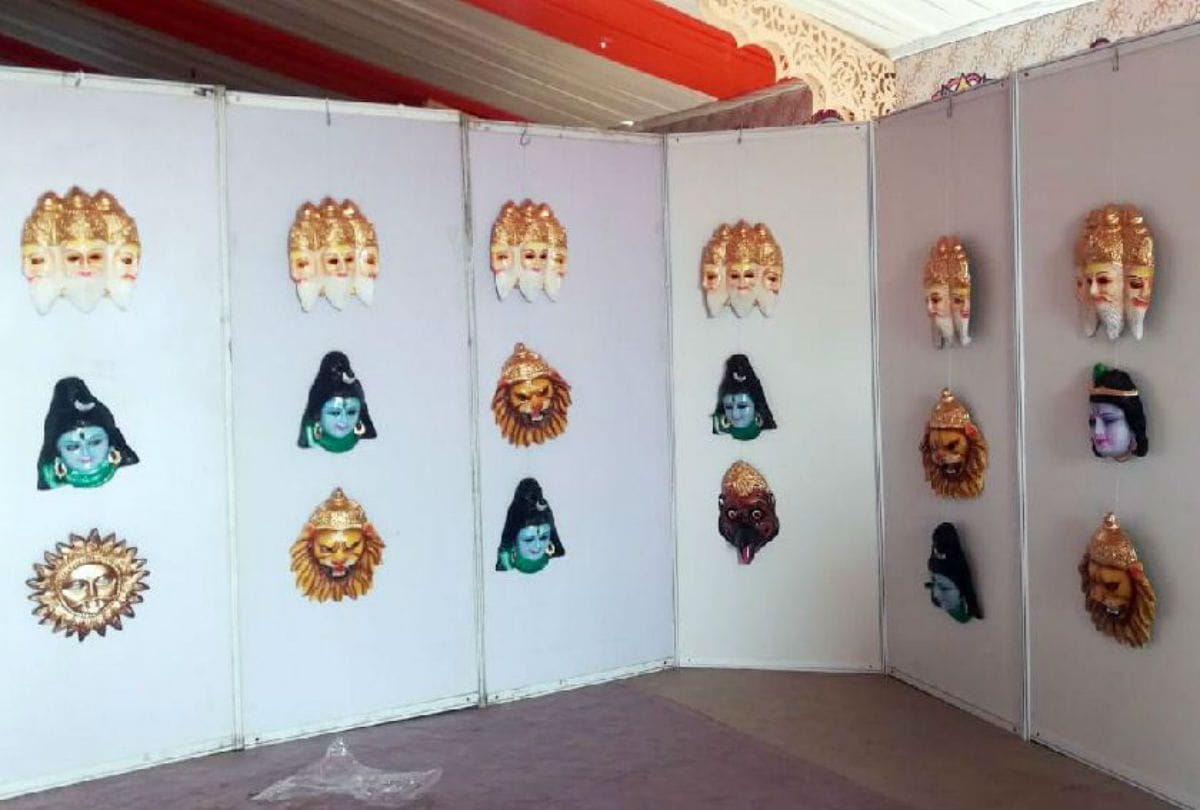 Prayagraj Kumbh 2019 pandals decorated by braj artwork