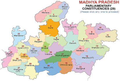 BJP strategy for 11 lok sabha seats including khajuraho guna chhindwara ratlam dewas vidisha