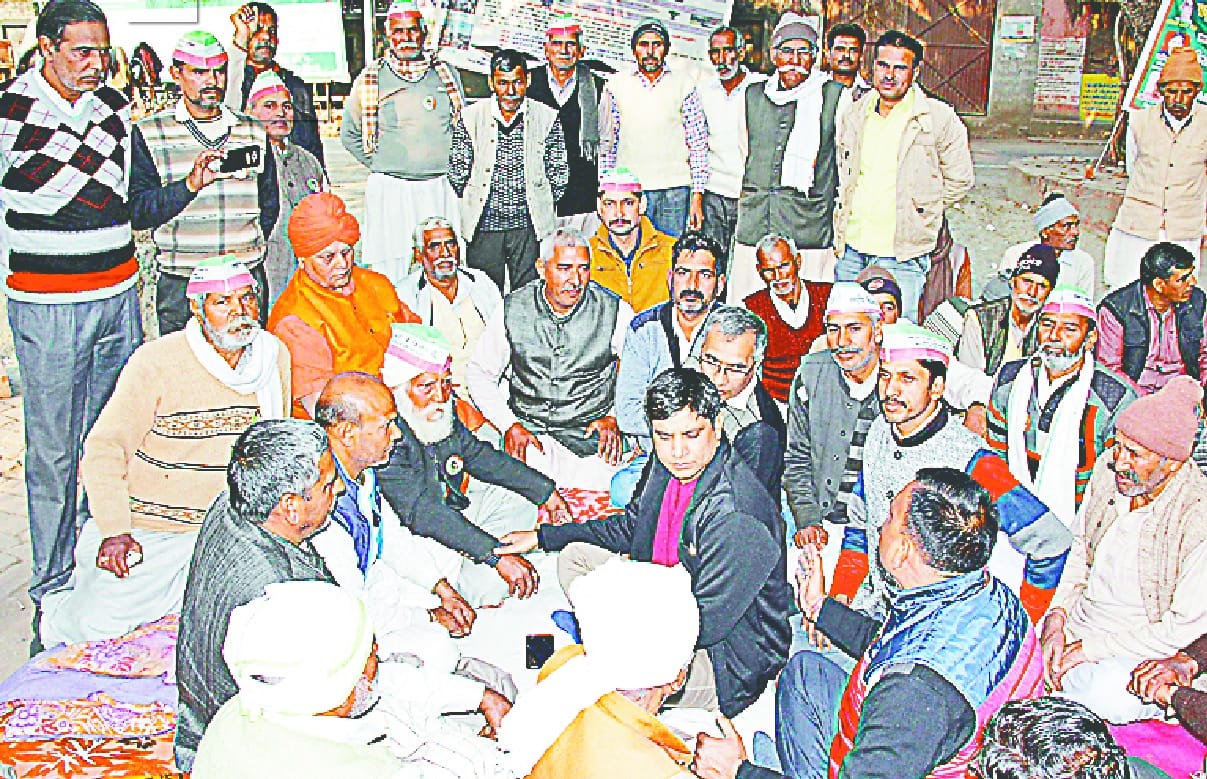 National Kisan Mazdoor Organization's agitation agitation