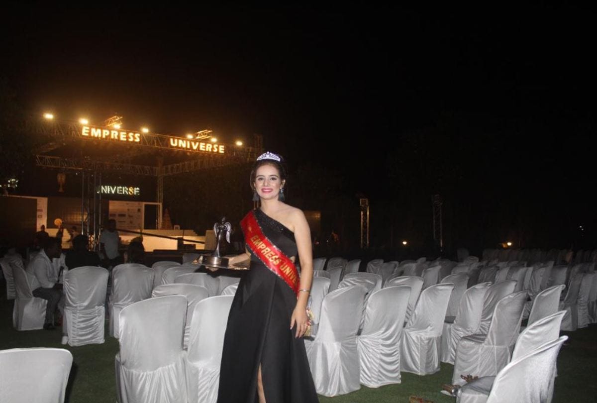 Amita Narayan wins International Beauty pageant at Goa