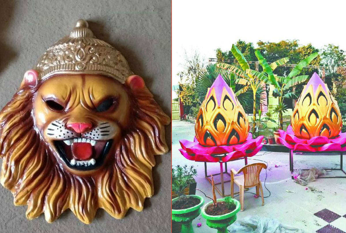 Prayagraj Kumbh 2019 pandals decorated by braj artwork