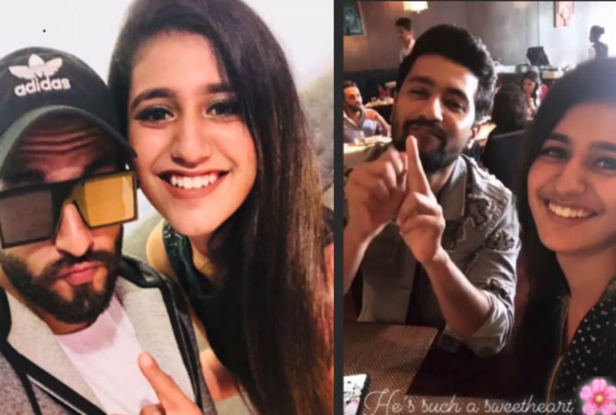 priya prakash varrier share pictures with ranveer singh and vicky kaushal