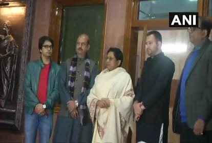 tejasvi yadav to meet mayawati and akhilesh yadav.