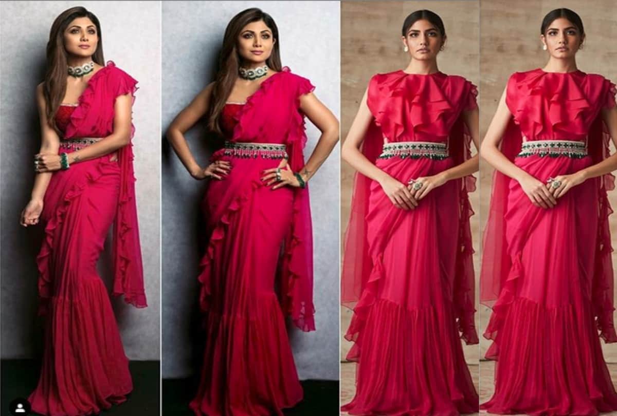Shilpa Shetty latest experimental with her sari has left us impressed