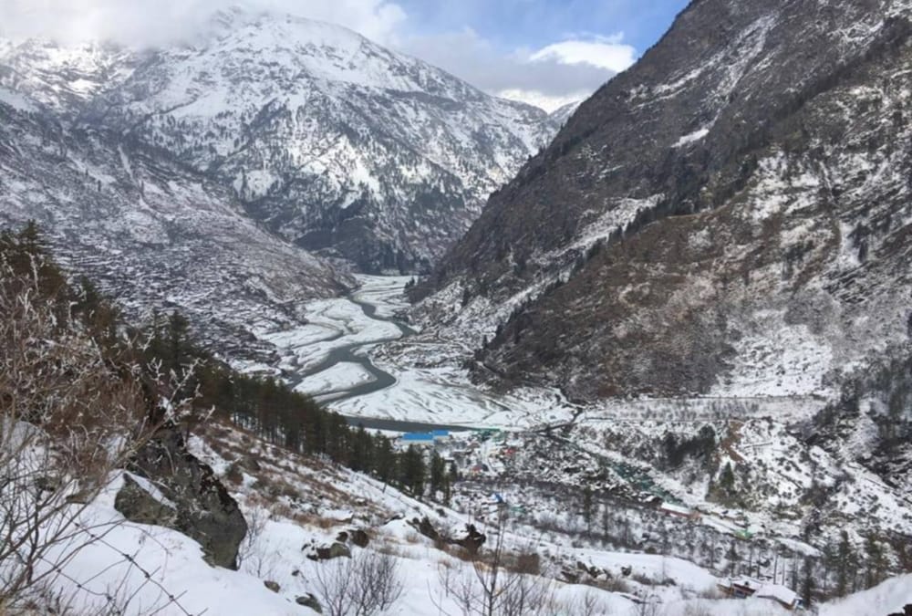 Snowfall in Auli and chardham photos 2019