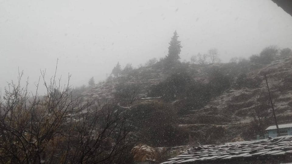 Fresh snowfall in Dhanauti and all over uttarakhand photos