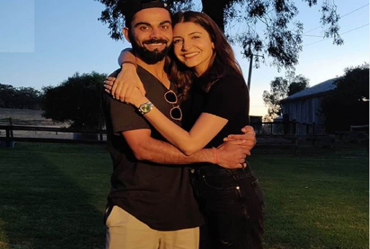 virat kohli share anushka sharma photo with romantic pose