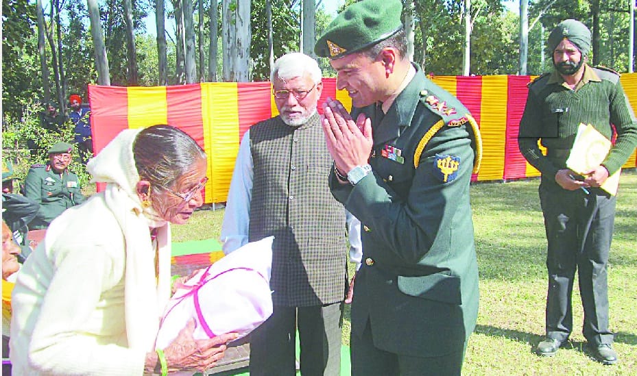 Army Veterans Day celebration in  Army Cantonment