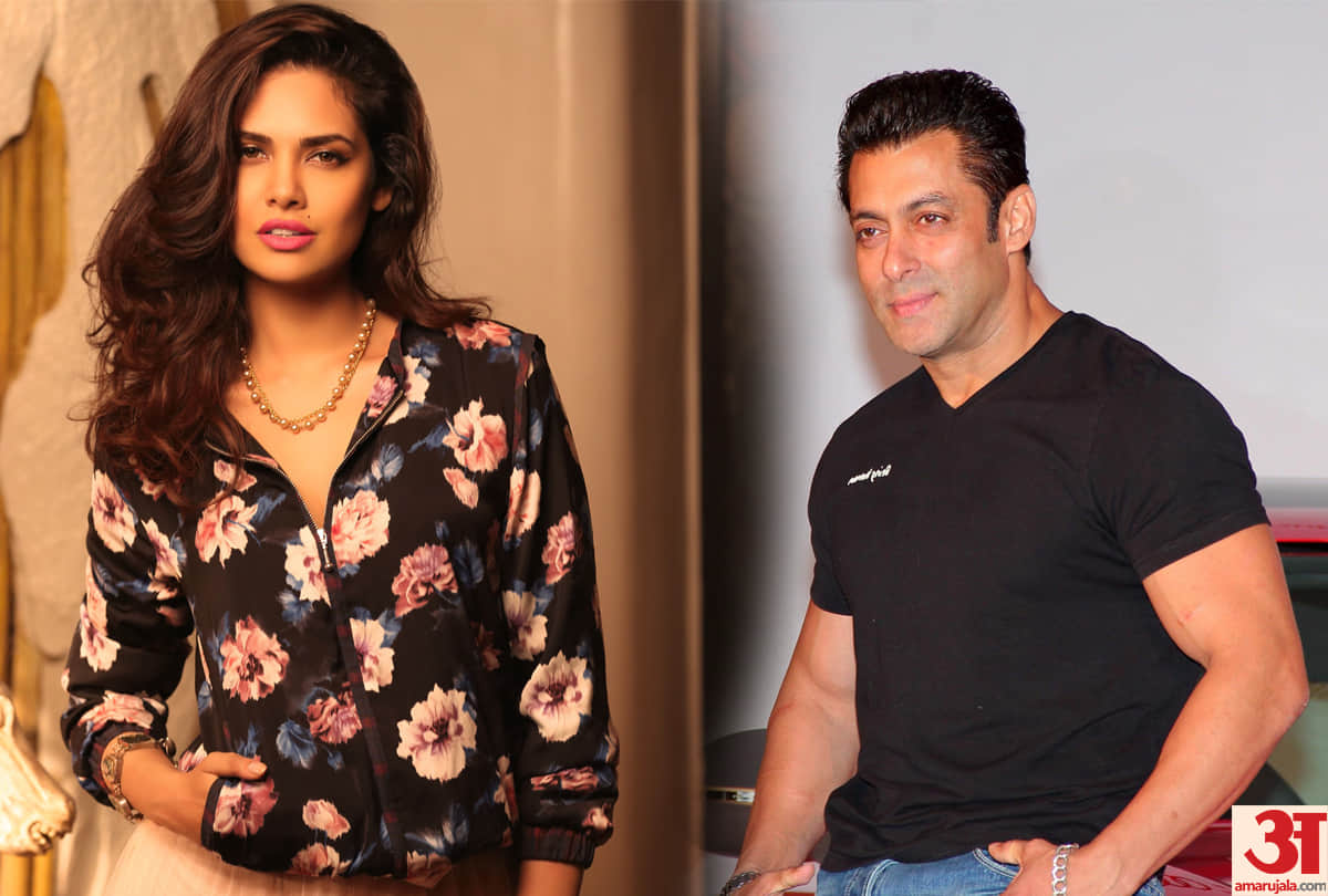esha Gupta's reaction on Salman's shirtless dance