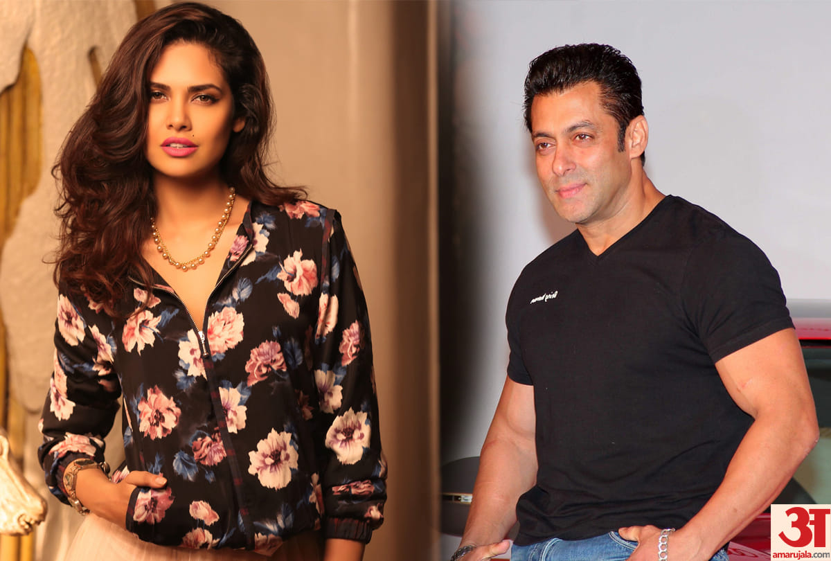 esha Gupta's reaction on Salman's shirtless dance