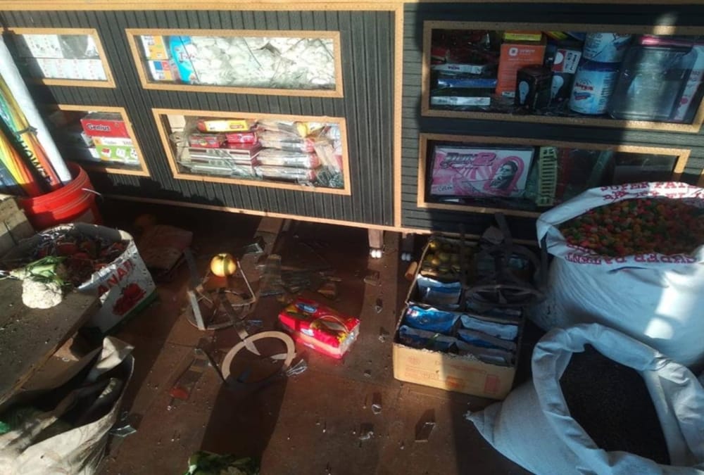 Firing on youth Businessman in his shop nainital