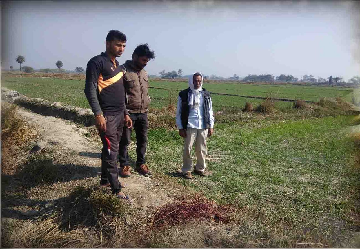 man killed by his brothers for a piece of field
