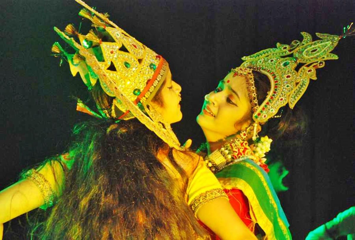 Lord Rama seeing in kumbh mela as a worshiping Shakti, tradition of banarasi ramlila