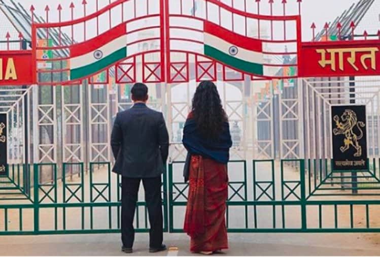 salman khan share video from bharat set he played cricket