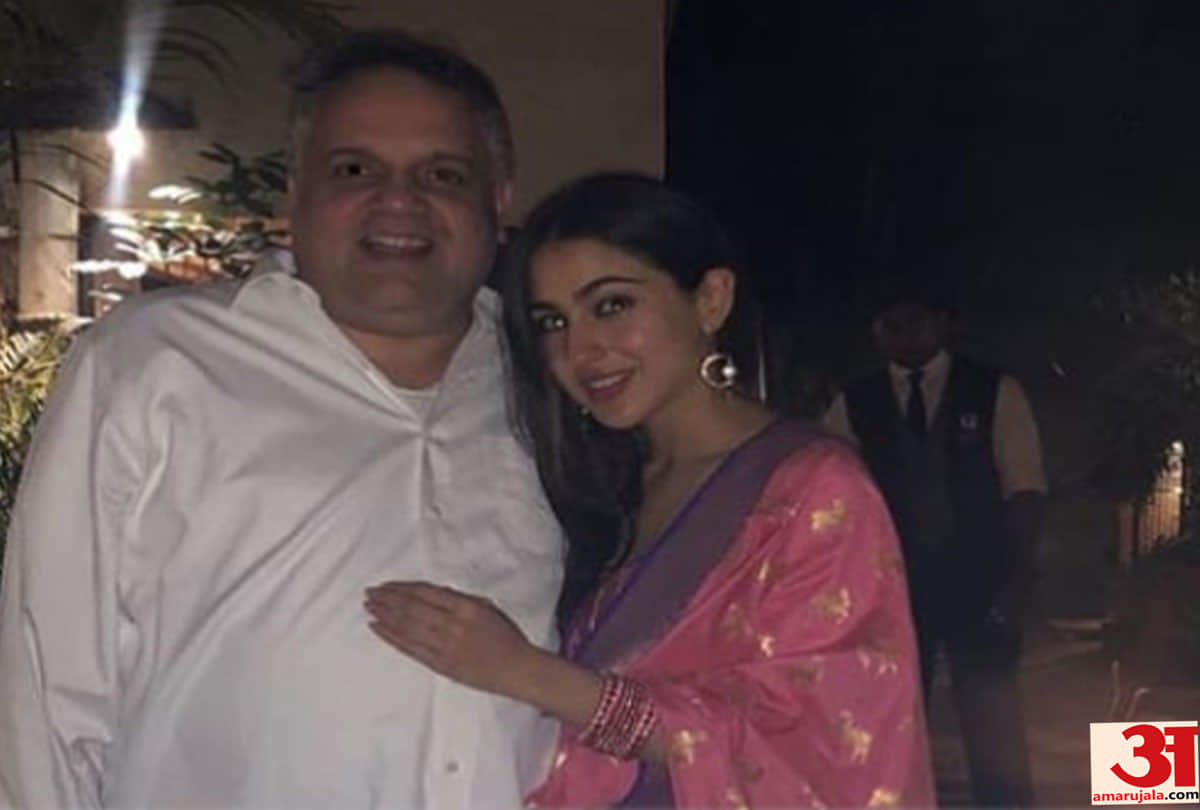 sara ali khan celebrate lohri with her mom and family