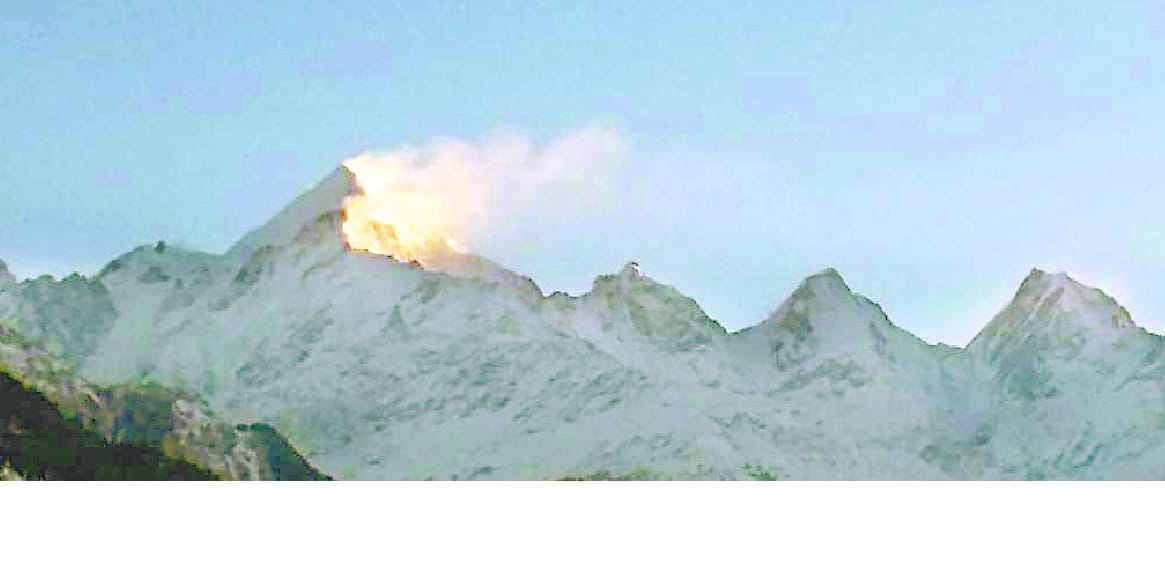 Snowy Winds in High Himalayan Areas