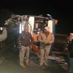 घटनास्थल पर मौजूद पुलिसकर्मी