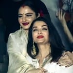 Rekha Hugs Aishwarya Rai Bachchan