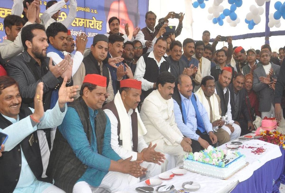 Mayawati birthday celebrations at GIC ground agra