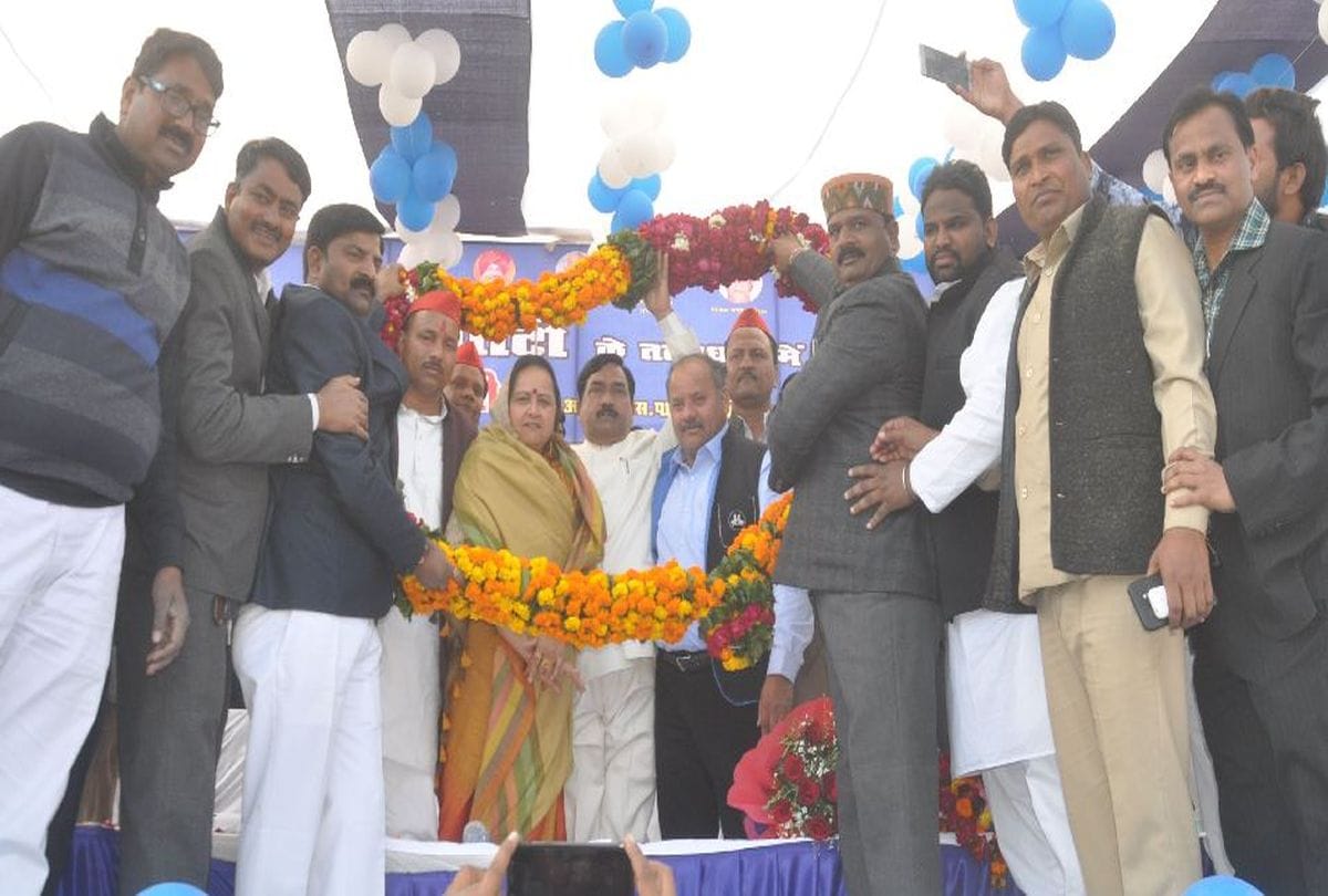 Mayawati birthday celebrations at GIC ground agra