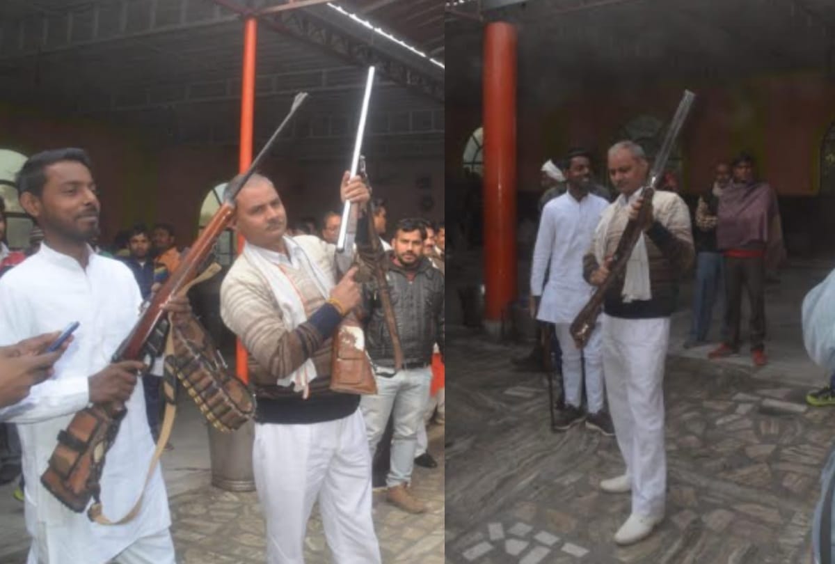 BSP suporter Harsh firing with guns in baghpat on mayawati birth day, people fight over cake