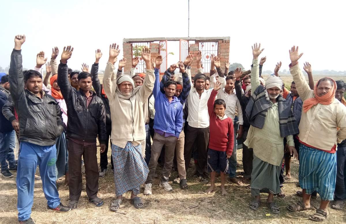 Saint ravidas statue broken in chandauli