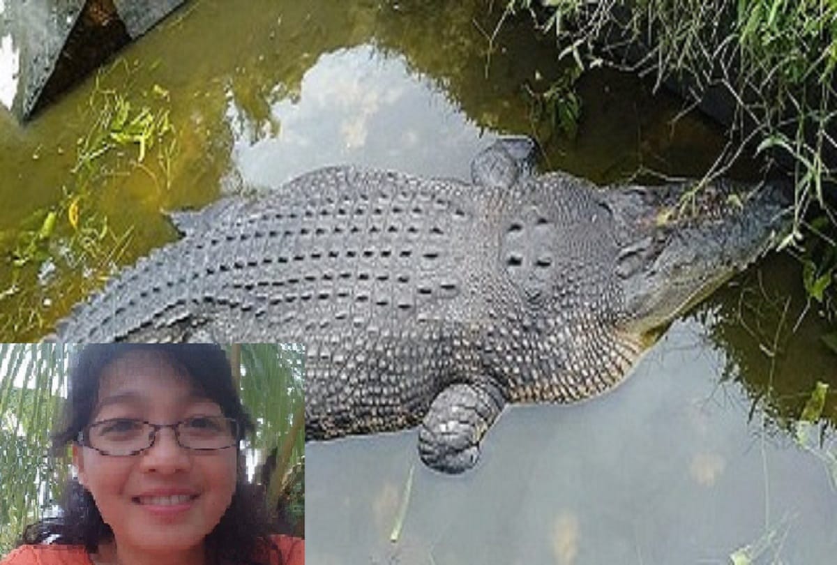 Female scientist Deasy Tuwo eaten alive by 17ft long crocodile Merry in Indonesia