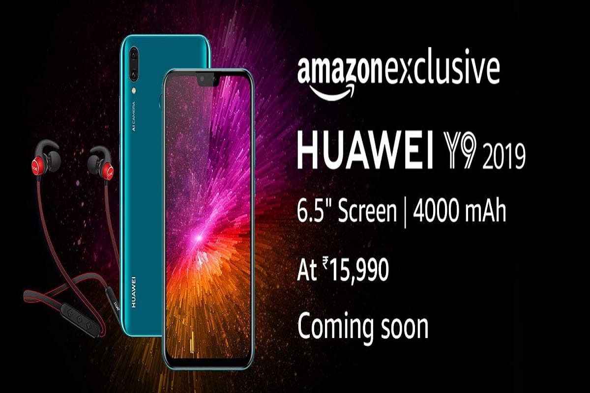Huawei Y9 2019 goes to sale in India today via amazon, Know price and offers
