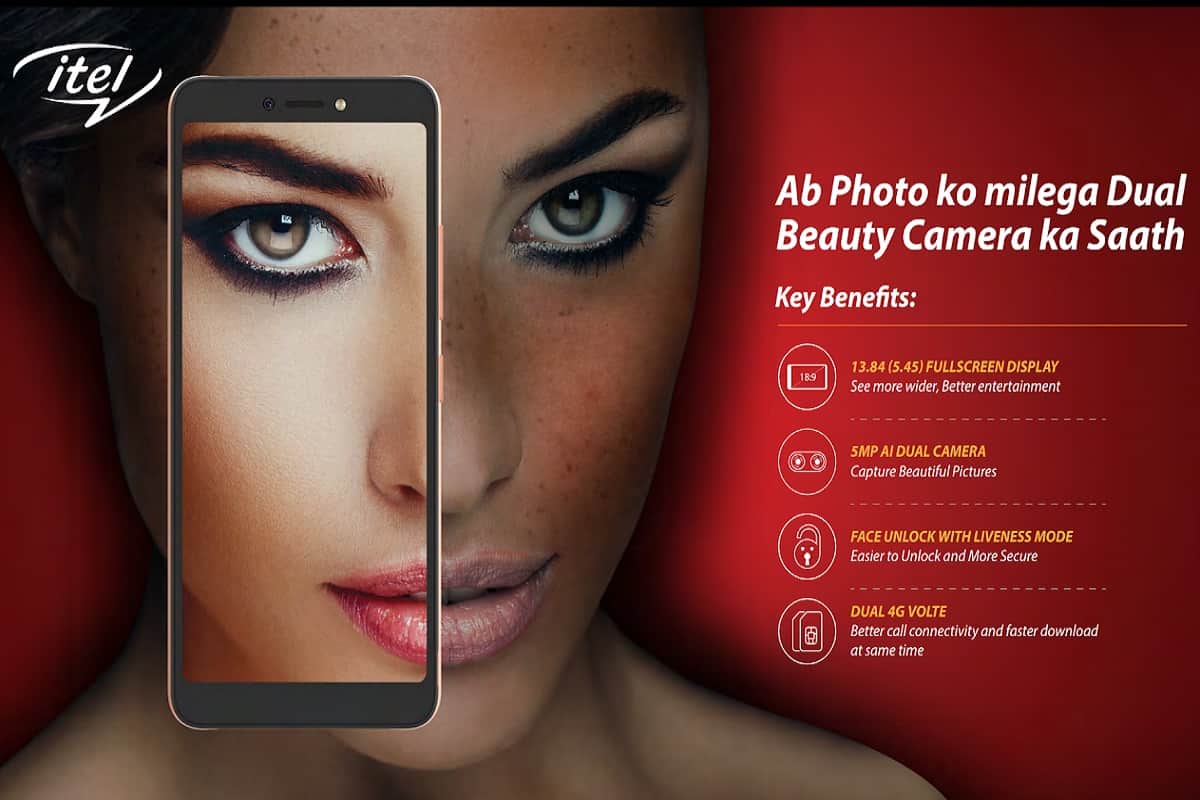Itel A44 Air Lauched in India with dual rear camera at Rs 4,999