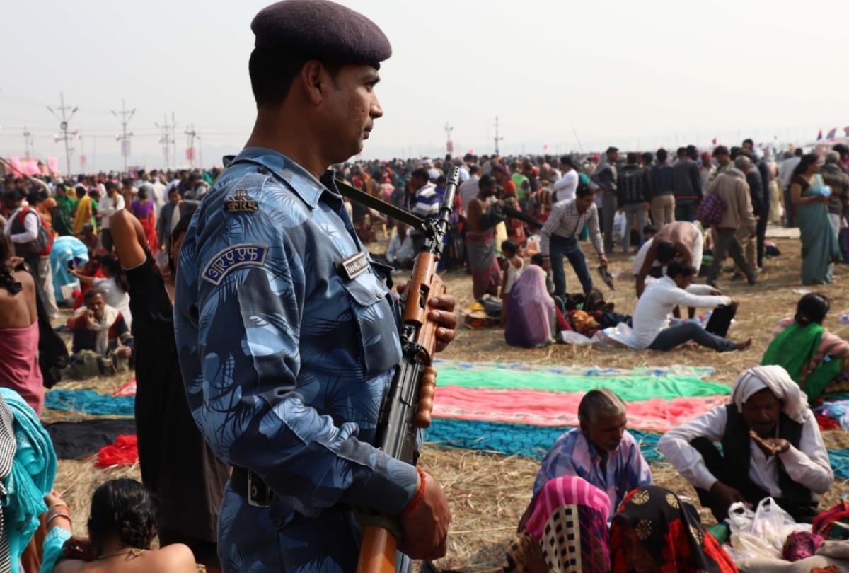 Shahi snan start in heavy security in sangam Prayag raj