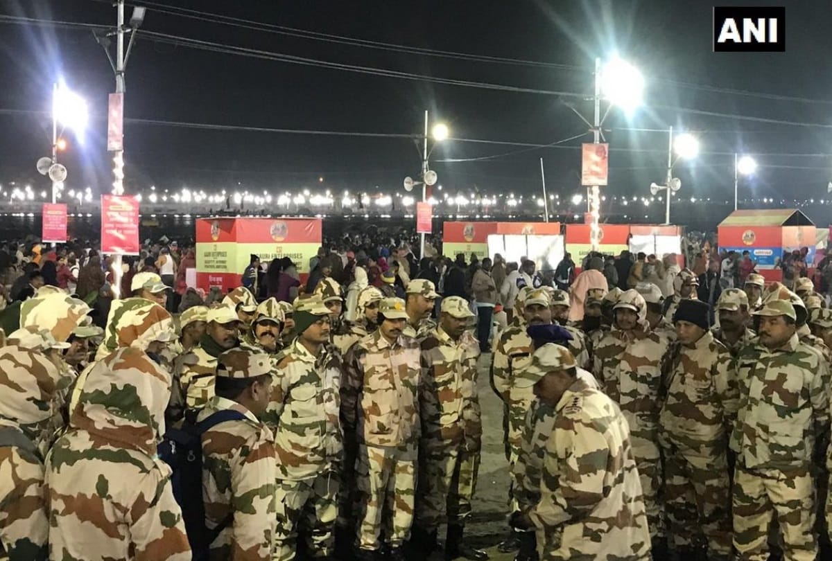 Shahi snan start in heavy security in sangam Prayag raj