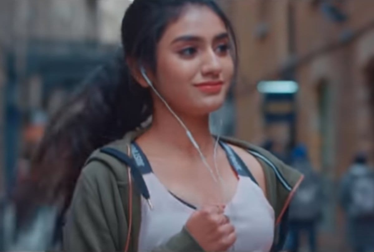 Priya Prakash Varrier slipped and fell down during crack film shooting with nithin