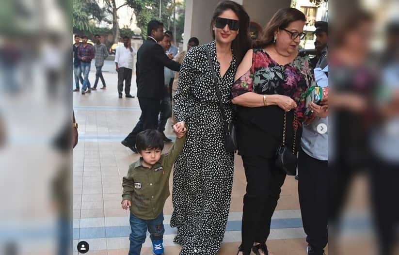 Taimur Ali Khan Photos blue dragon tattoo at bestie birthday
