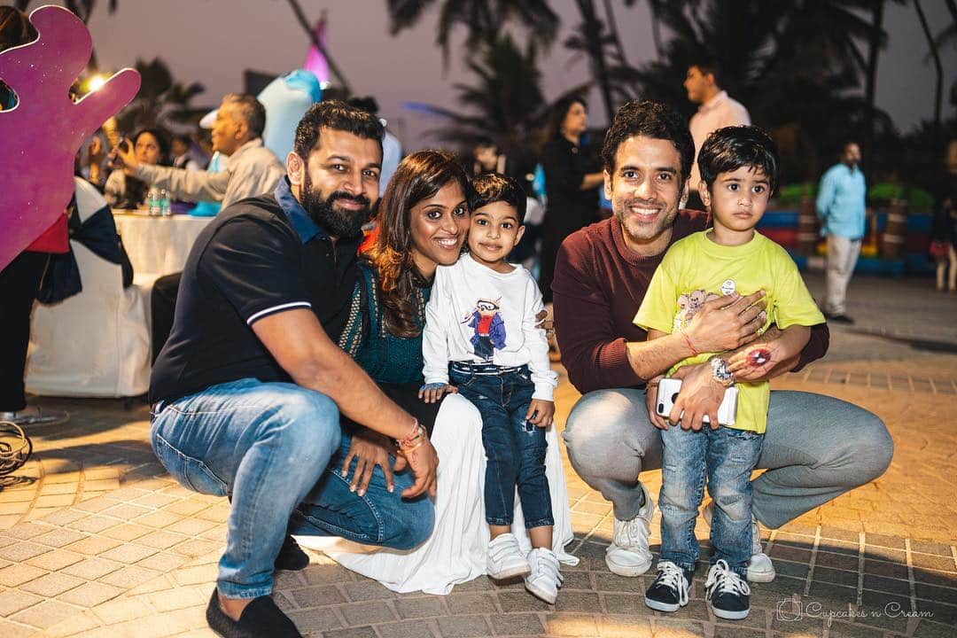 Taimur Ali Khan spotted at birthday party with his his Inaaya Khemu